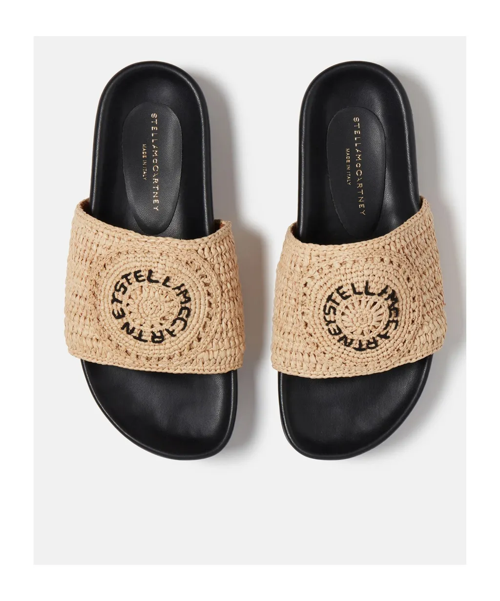 Stella Mccartney Elyse Logo Sandals