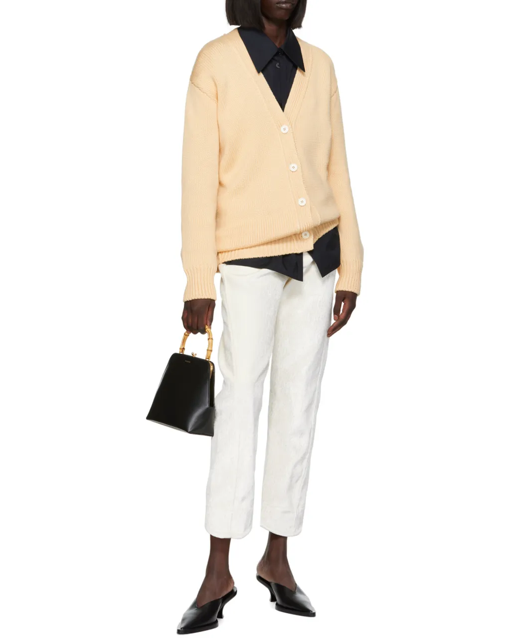 Jil Sander Goji Square-Shaped Top Handle Bag