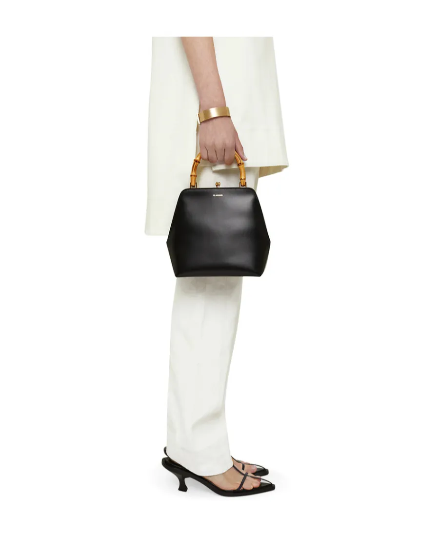 Jil Sander Goji Square-Shaped Top Handle Bag