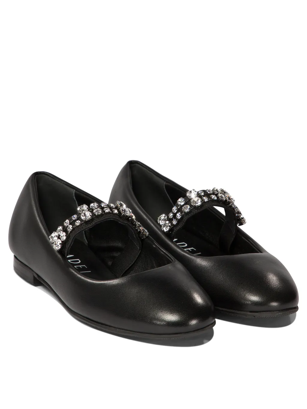 Casadei Embellished Round Toe Ballerinas