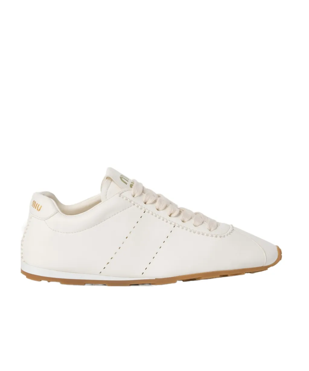 Miu Miu Plume Lace-Up Sneakers