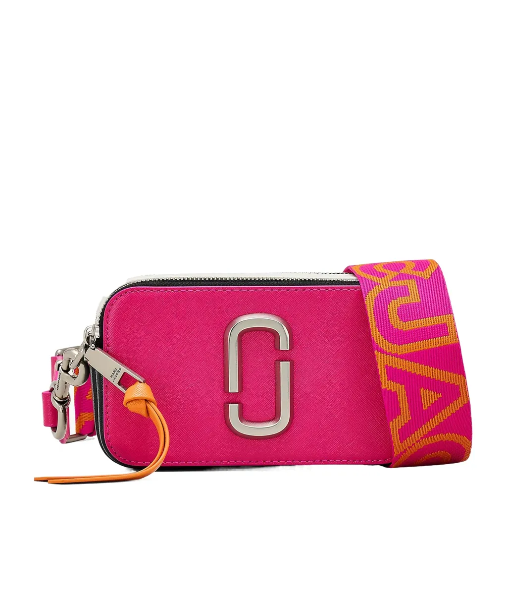 Marc Jacobs The Snapshot Logo Plaque Crossbody Bag
