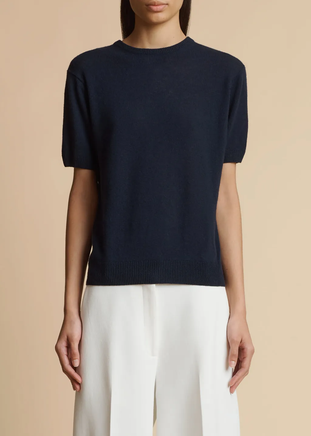 Khaite The Pierre Short-Sleeved Jumper