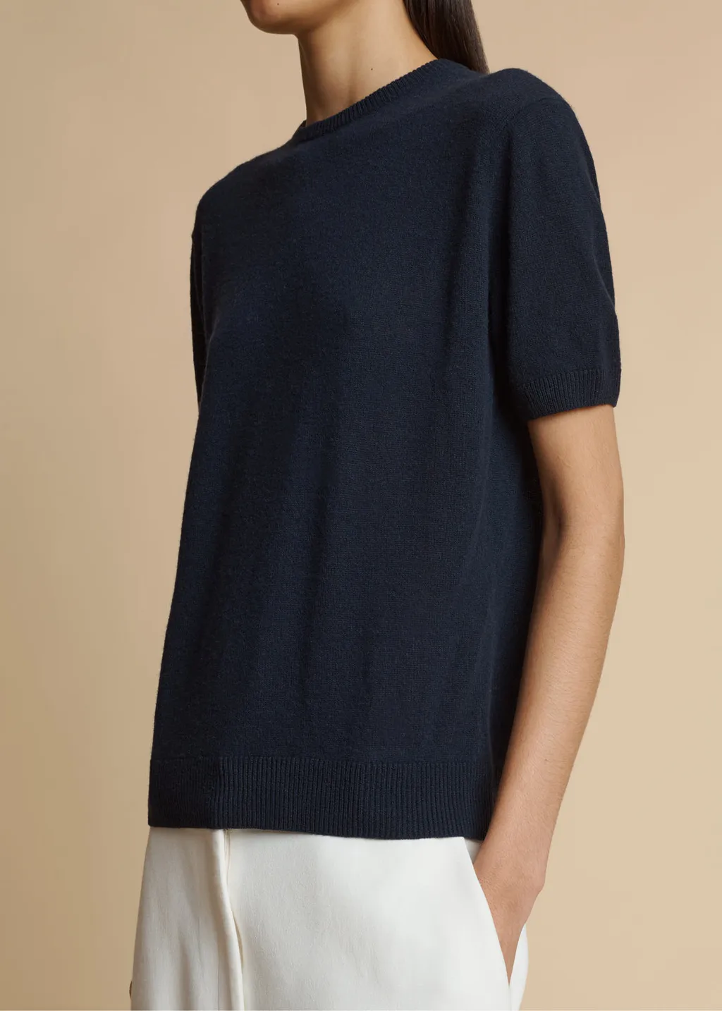 Khaite The Pierre Short-Sleeved Jumper