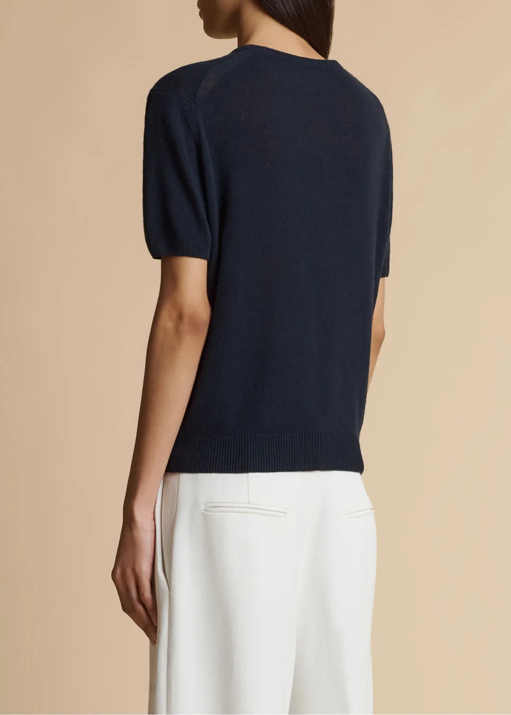 Khaite The Pierre Short-Sleeved Jumper