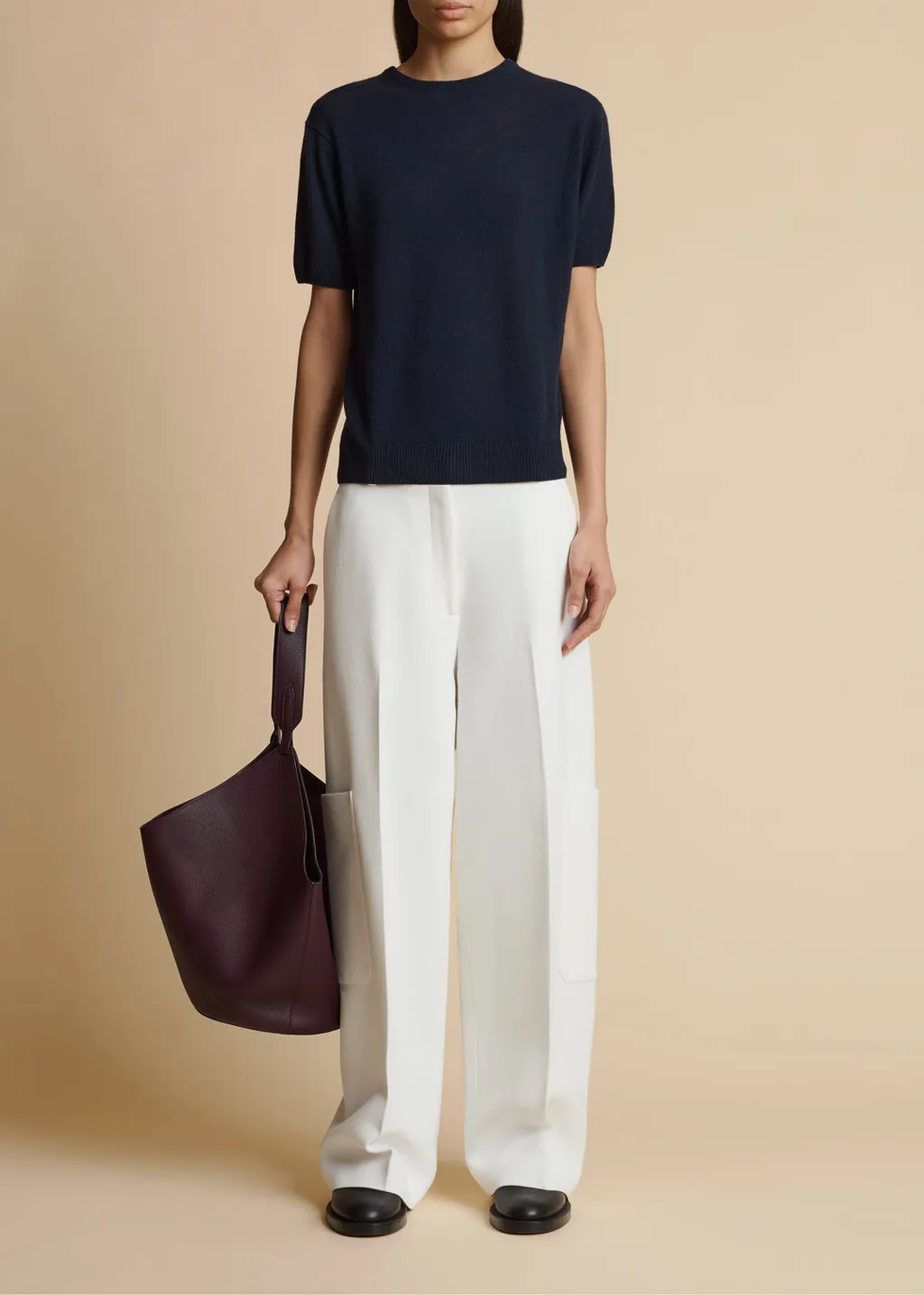 Khaite The Pierre Short-Sleeved Jumper