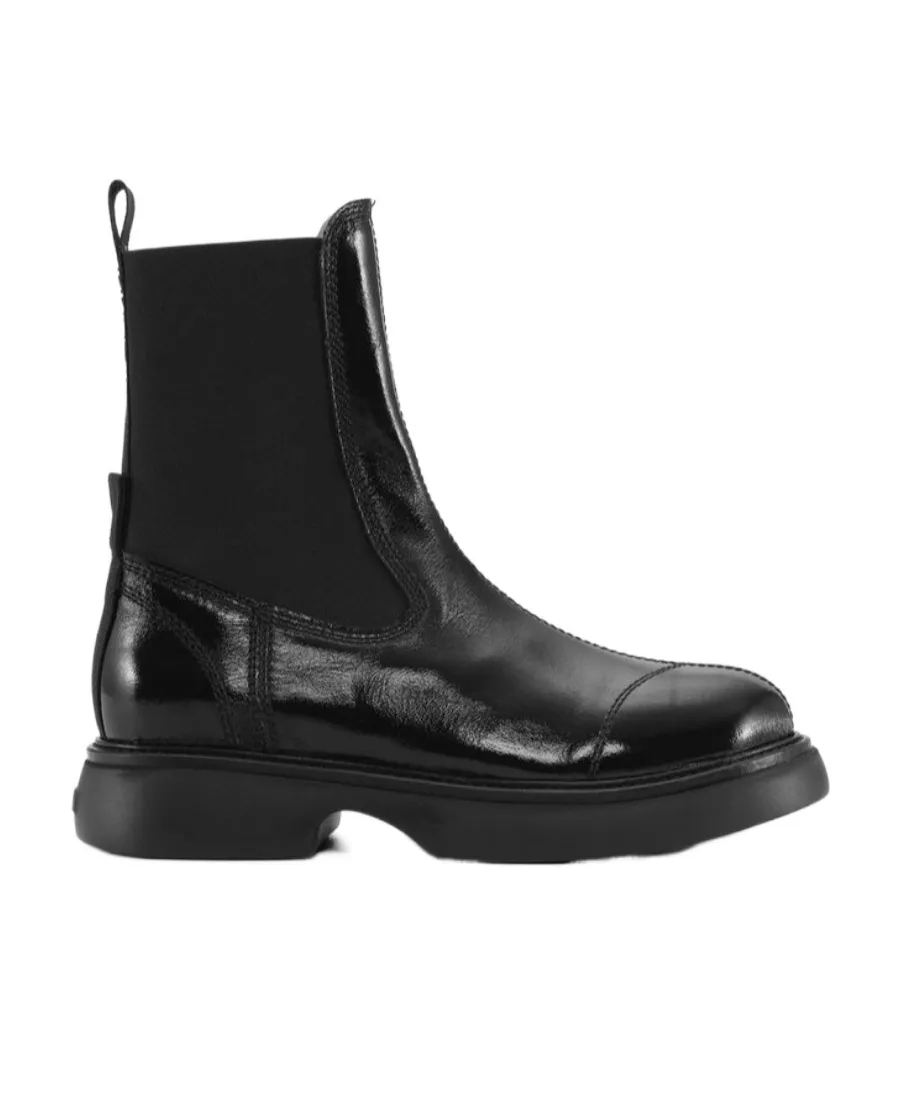 Ganni Ankle Boots With Logo