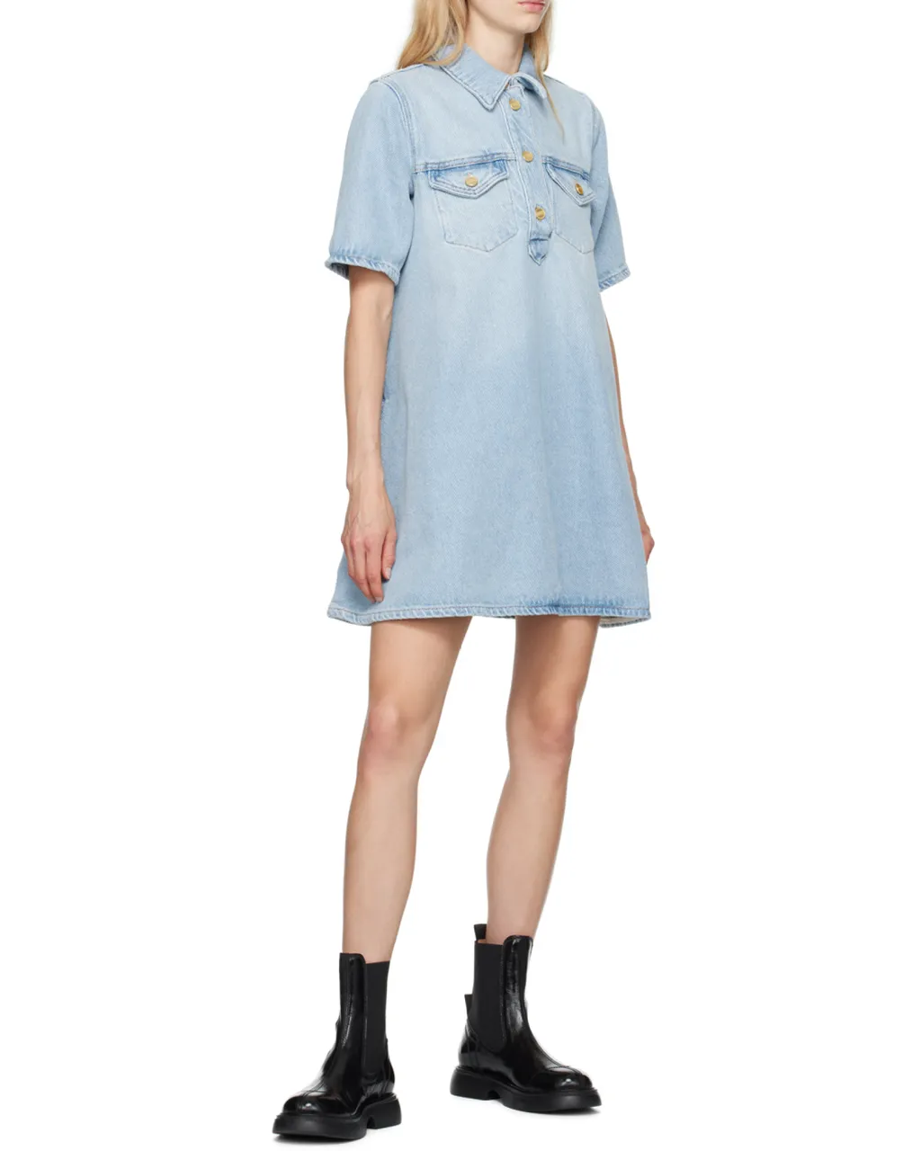 Ganni Ankle Boots With Logo