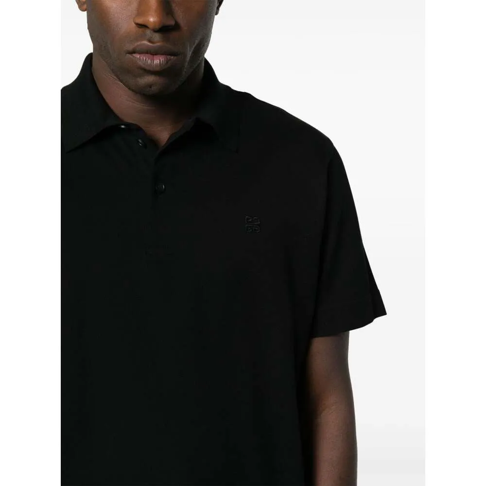 Givenchy 4G Embroidered Short-Sleeved Polo Shirt