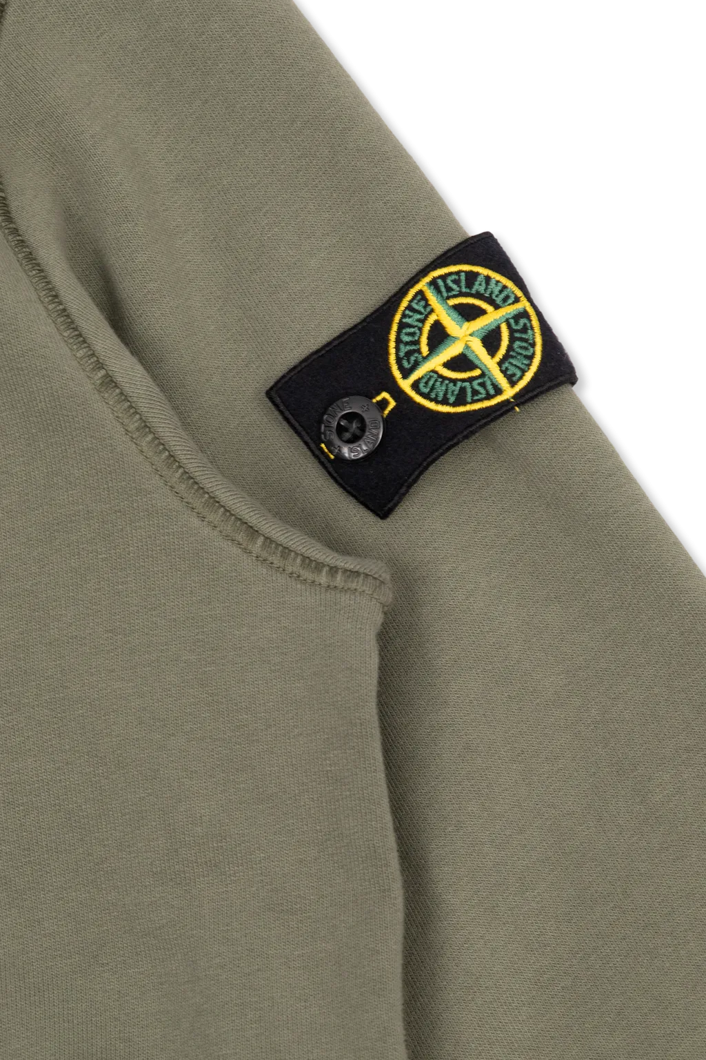 Stone Island Junior Compass-Patch Zip-Up Hooded Jacket