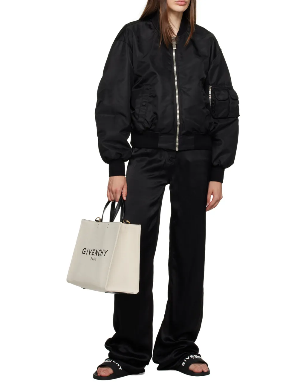 Givenchy Logo Printed Tote Bag