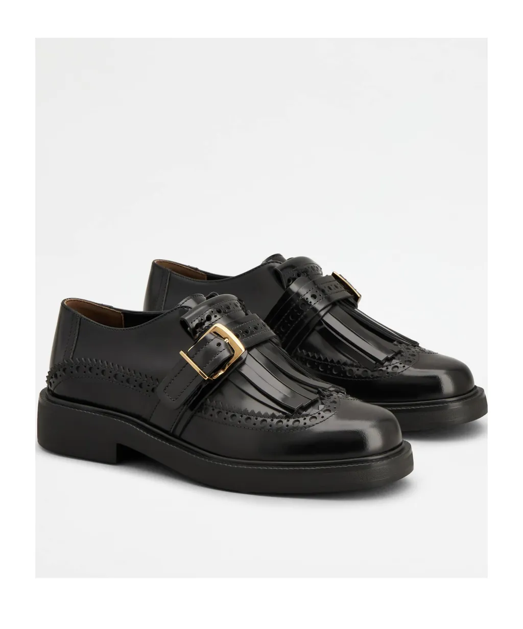 Tod's Fringe-Detail Perforated Loafers