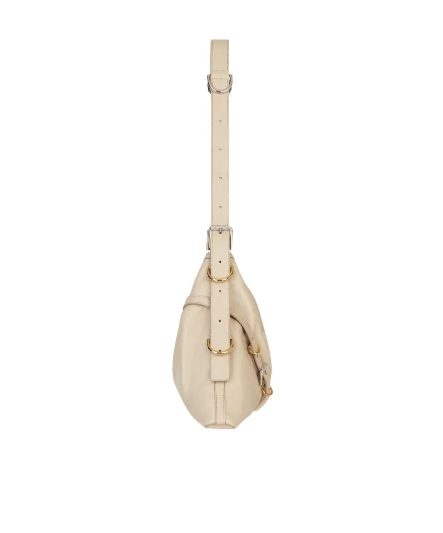 Givenchy Voyou Logo Detailed Medium Shoulder Bag