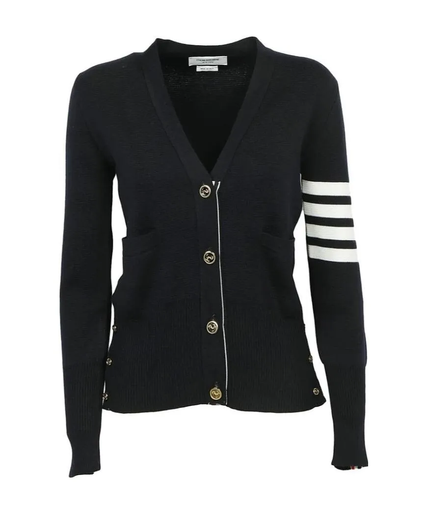 Thom Browne 4-Bar Stripe Cardigan