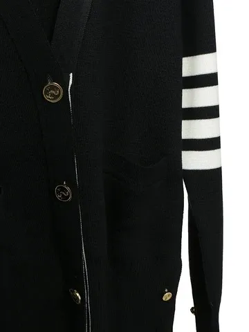 Thom Browne 4-Bar Stripe Cardigan