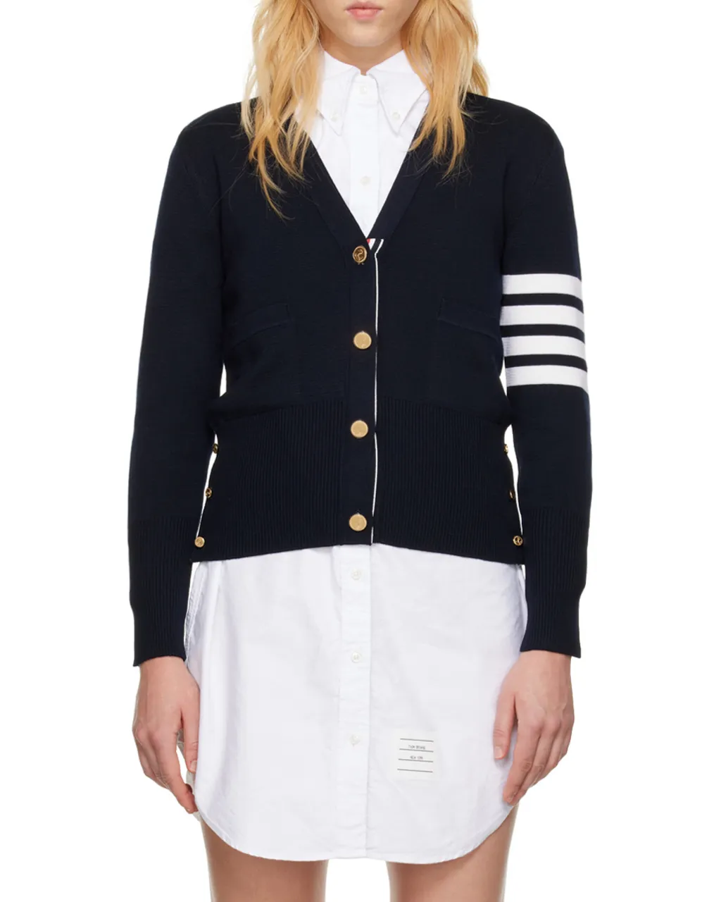Thom Browne 4-Bar Stripe Cardigan