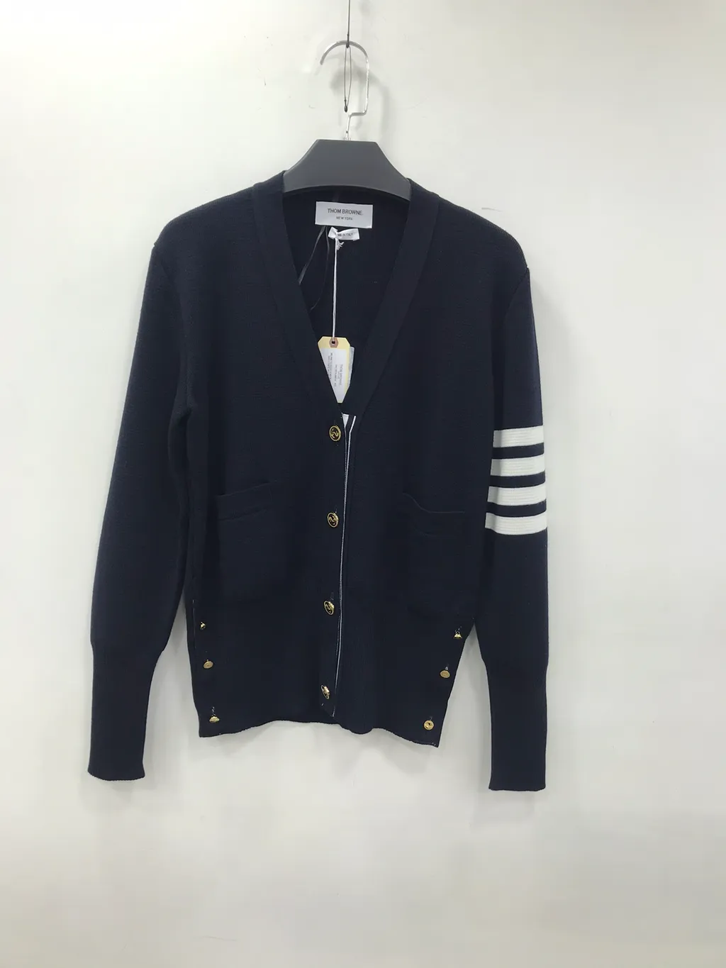 Thom Browne 4-Bar Stripe Cardigan