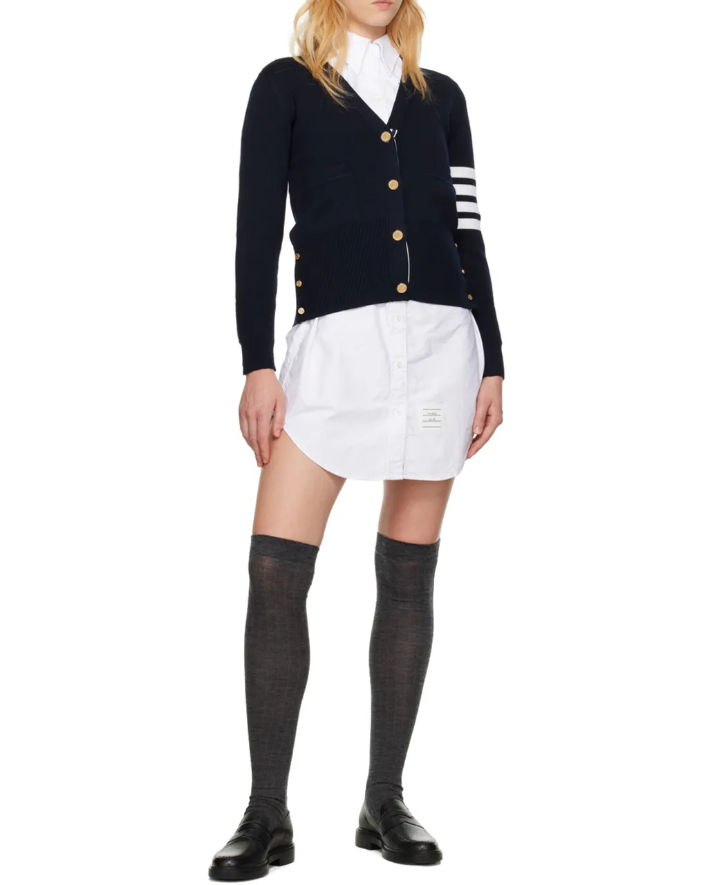 Thom Browne 4-Bar Stripe Cardigan