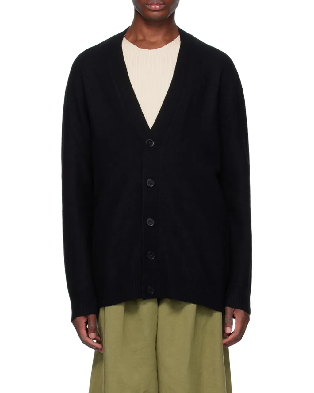 Jil Sander V-Neck Button-Down Cardigan