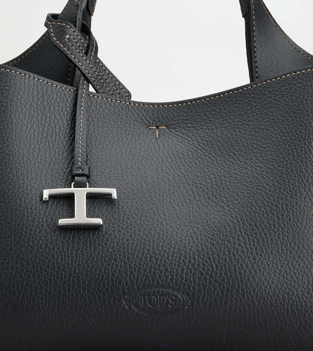 Tod's Logo Plaque Top Handle Bag