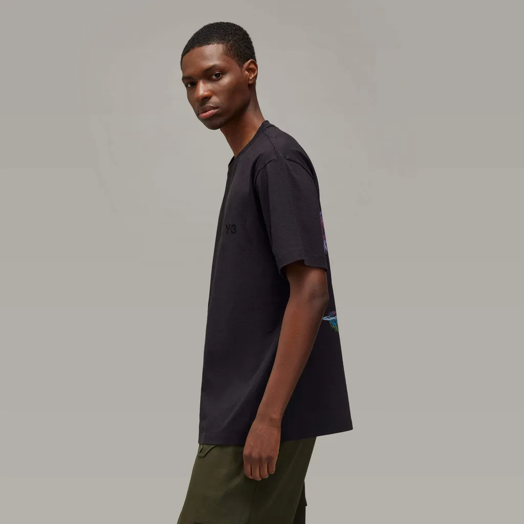 Y-3 Graphic Printed Short-Sleeved T-Shirt