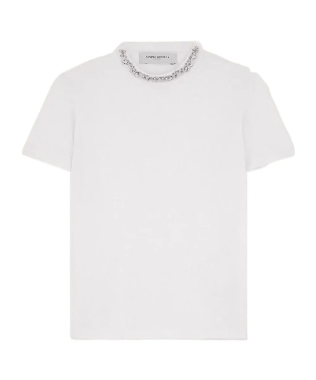 Golden Goose Deluxe Brand Embellished Crewneck T-Shirt