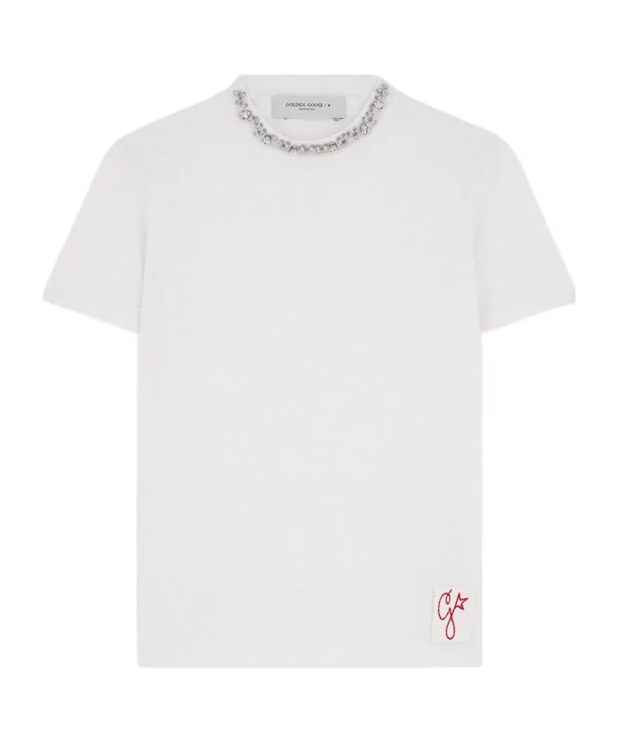 Golden Goose Deluxe Brand Embellished Crewneck T-Shirt