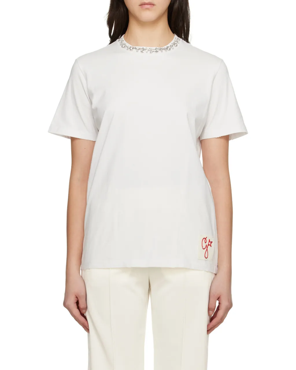 Golden Goose Deluxe Brand Embellished Crewneck T-Shirt