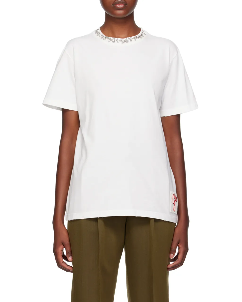 Golden Goose Deluxe Brand Embellished Crewneck T-Shirt