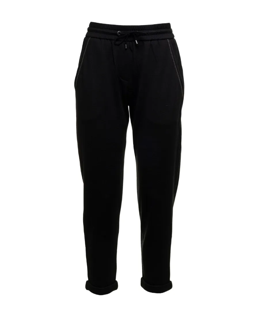 Brunello Cucinelli Elastic Waistband Drawstring Joggers