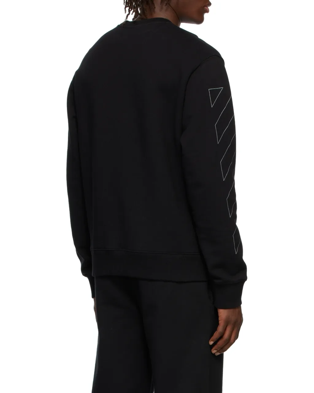 Diag Outline Crew-Neck Sweatshirt
