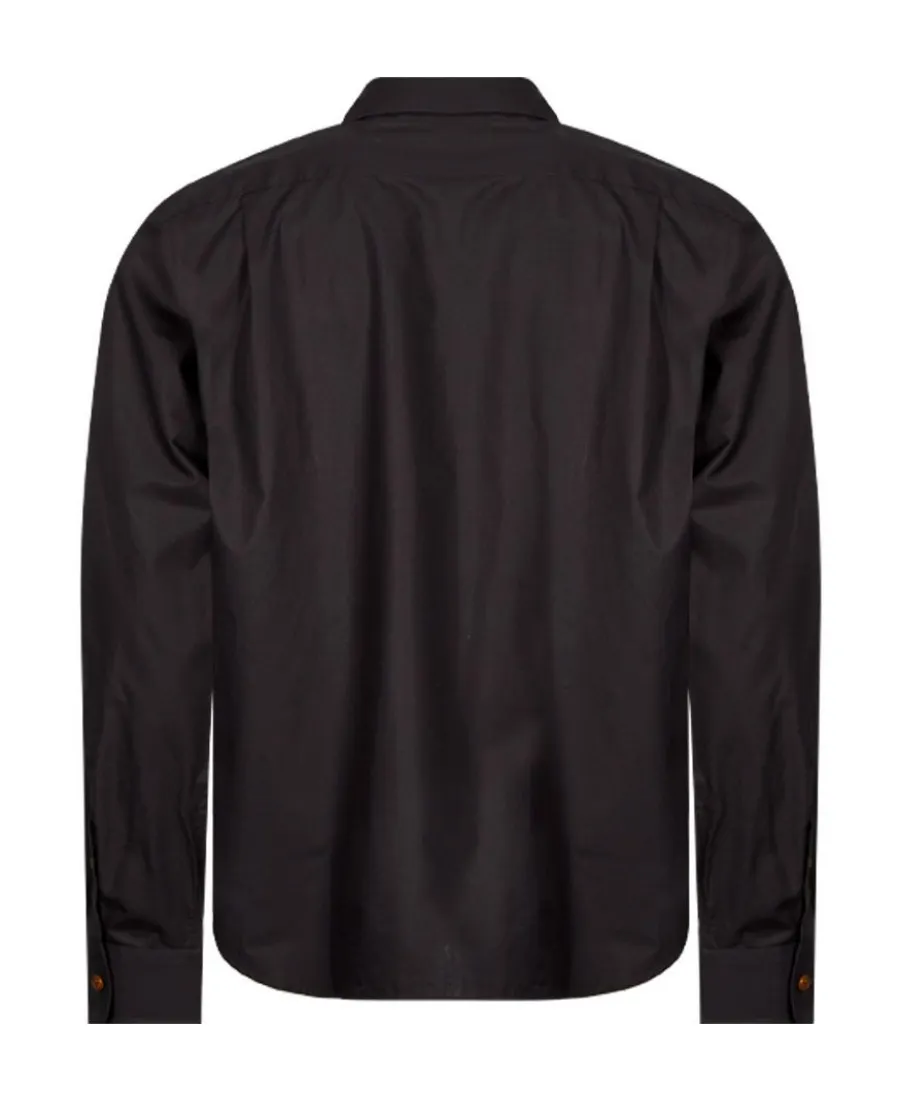 Orb-Embroidered Poplin Shirt