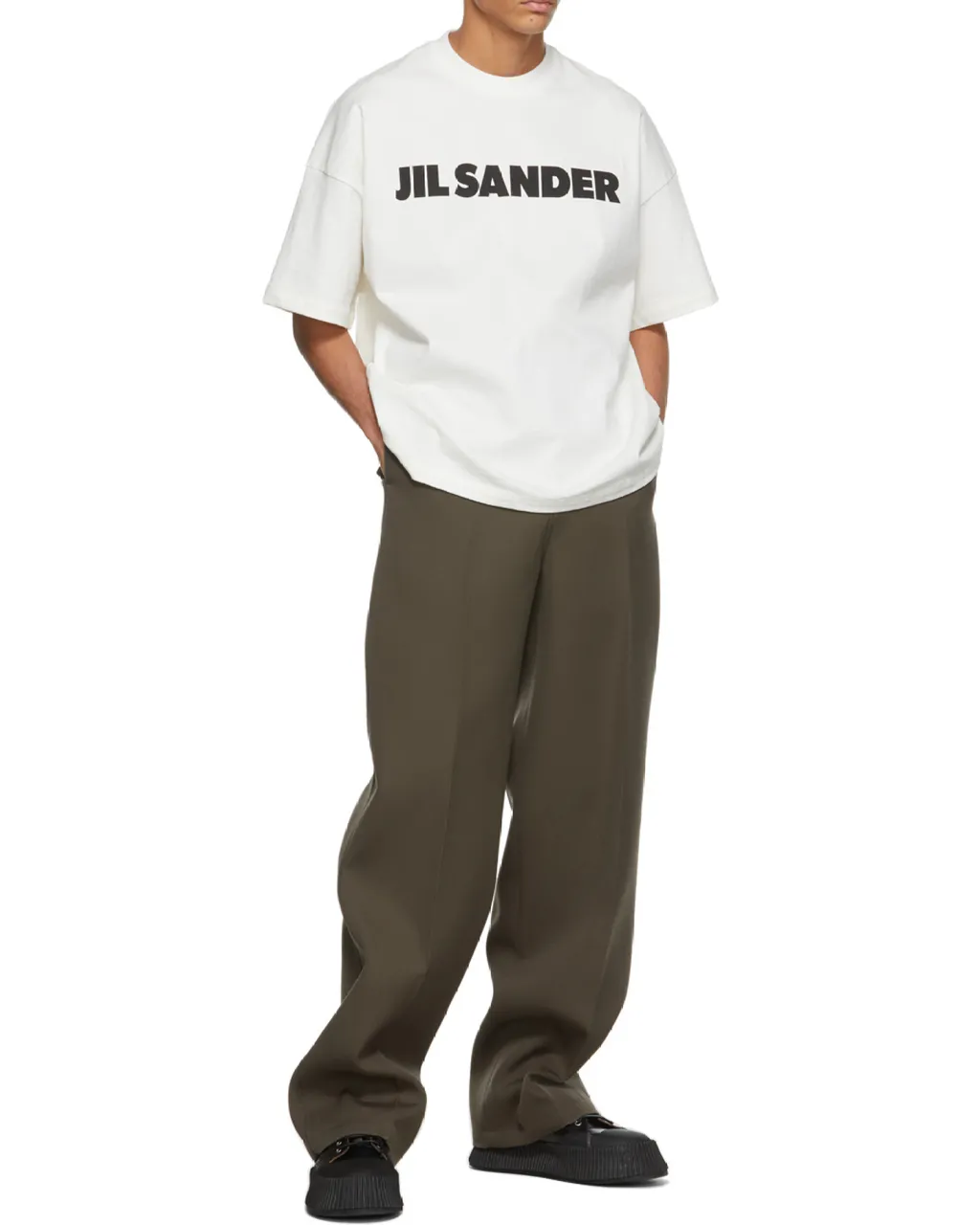 Jil Sander Logo Print T-Shirt