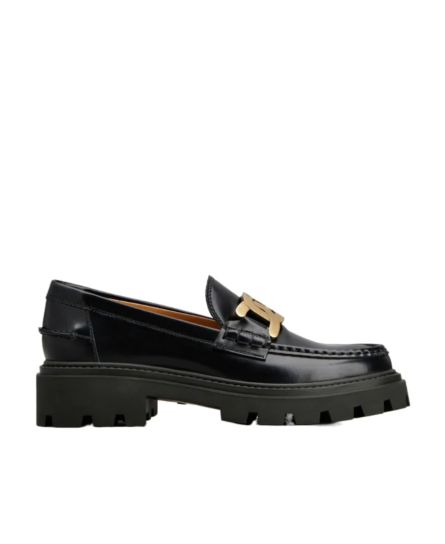 Tod's Logo Plaque Slip-On Loafers
