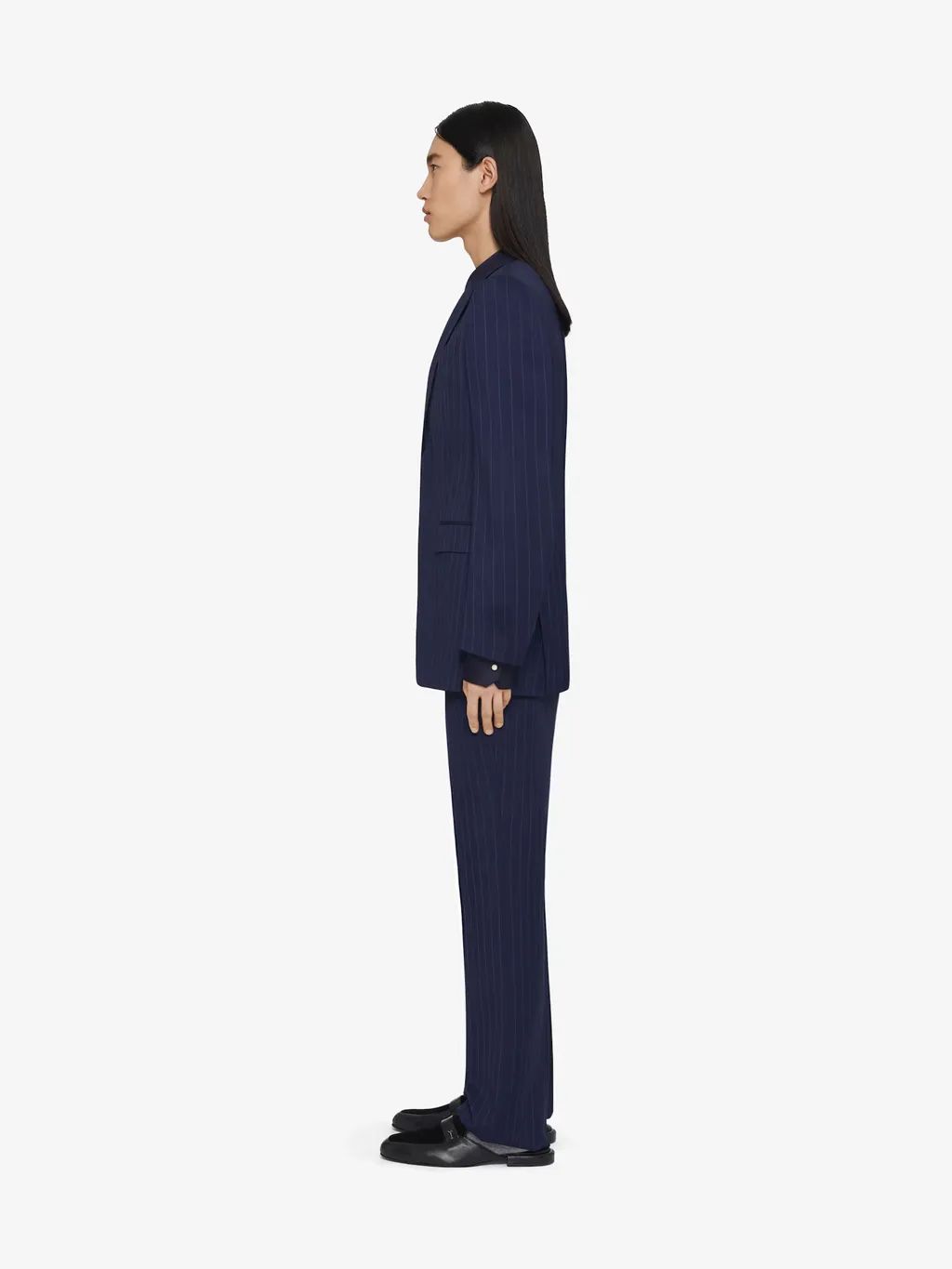 Givenchy Slim Fit Striped Tailored Pants