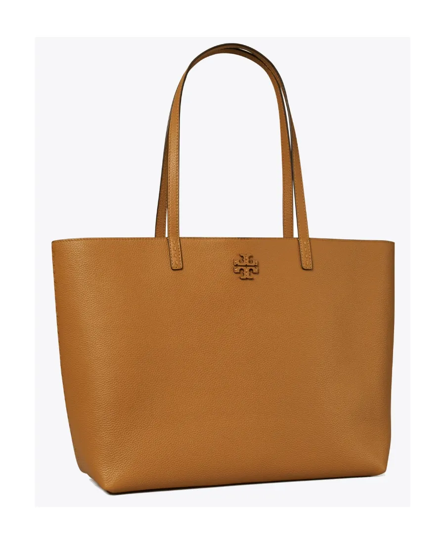 Tory Burch Mcgraw Logo Plaque Tote Bag
