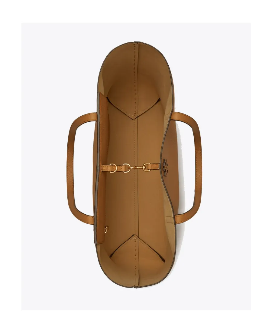 Tory Burch Mcgraw Logo Plaque Tote Bag