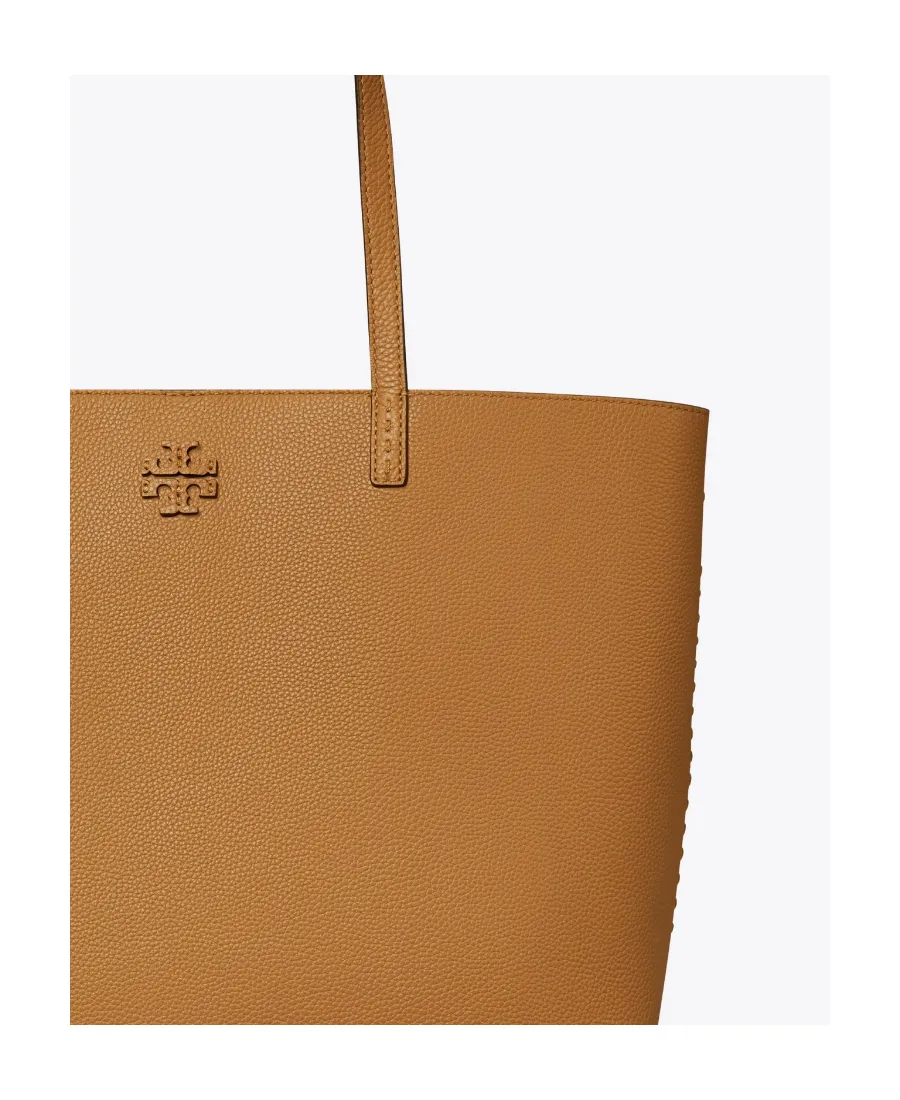 Tory Burch Mcgraw Logo Plaque Tote Bag