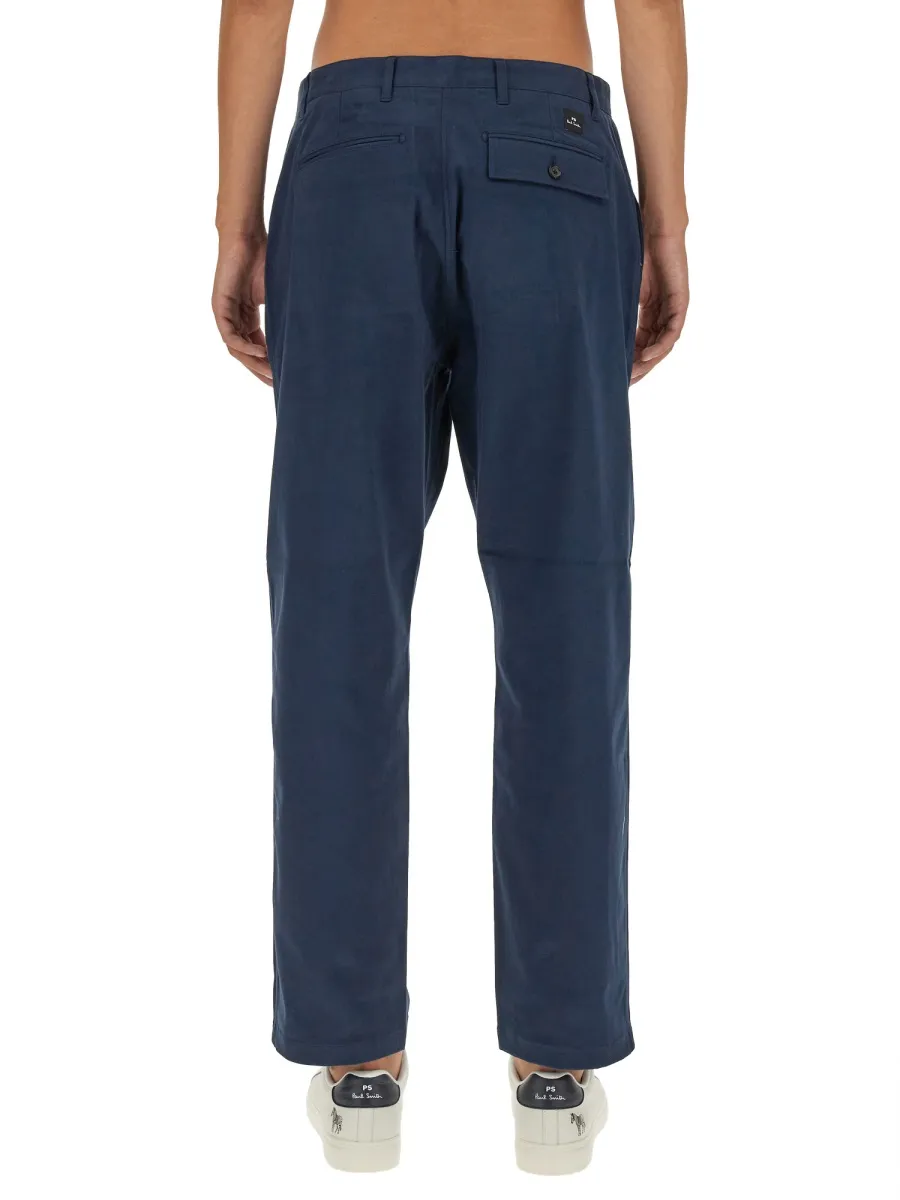 Ps Paul Smith Mid Rise Slim Cut Chinos