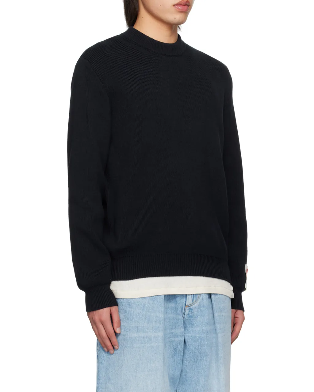 Golden Goose Deluxe Brand Logo Patch Knitted Jumper
