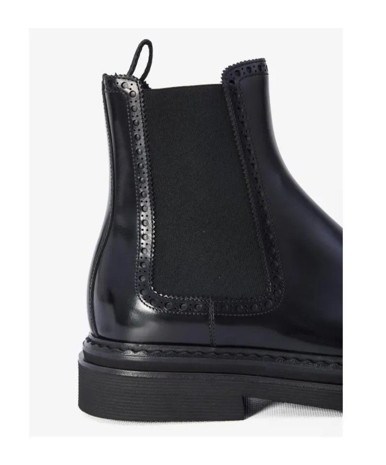 Dolce & Gabbana Round Toe Ankle Boots