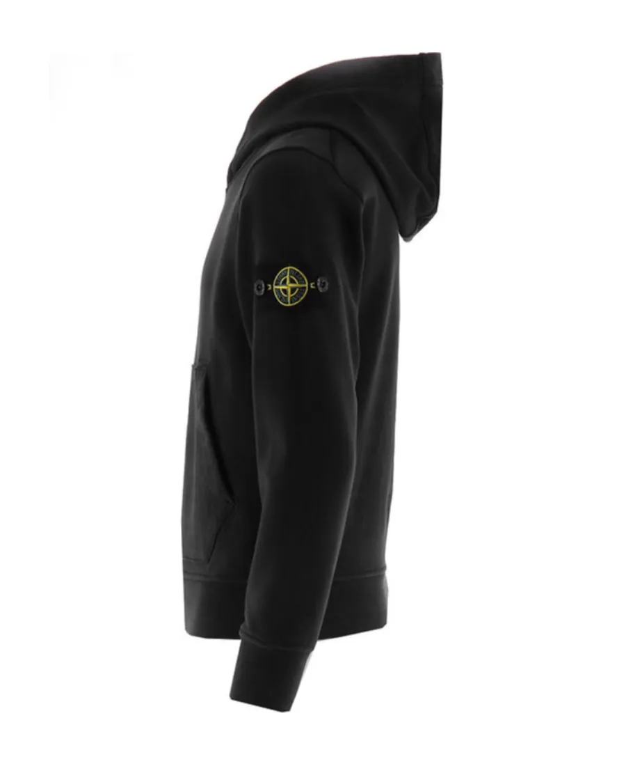 Stone Island Junior Compass-Patch Long-Sleeved Hoodie