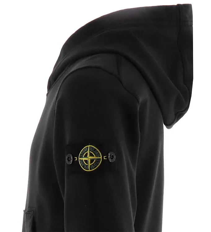 Stone Island Junior Compass-Patch Long-Sleeved Hoodie