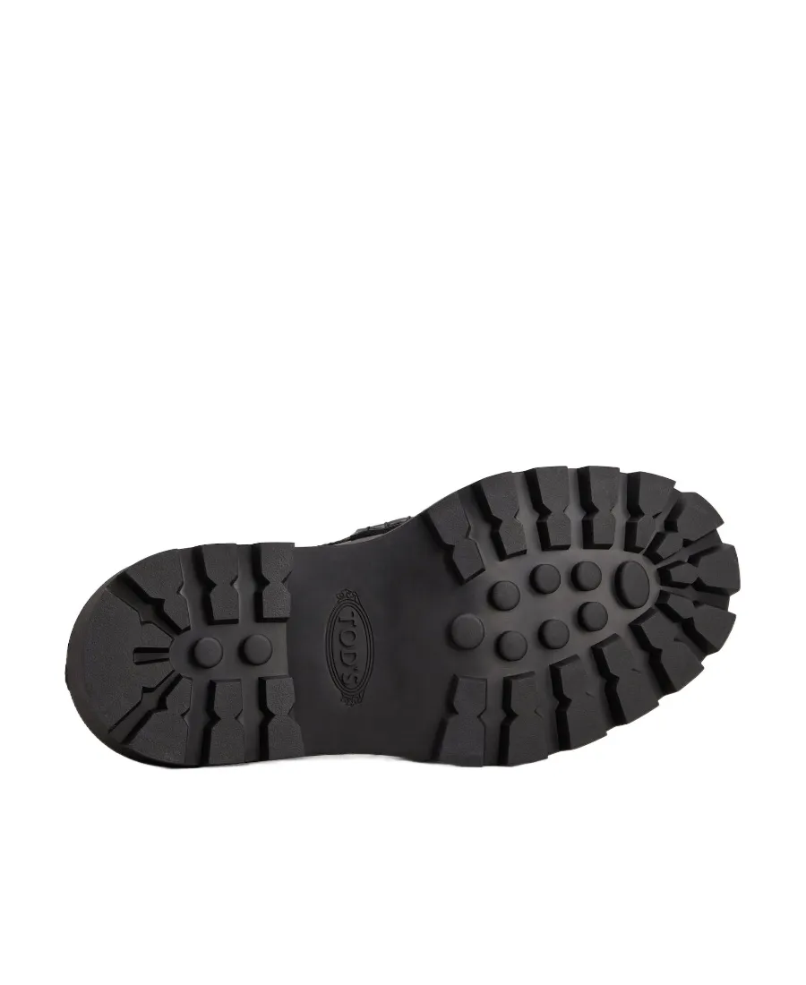 Tod's Logo Plaque Chunky Loafers