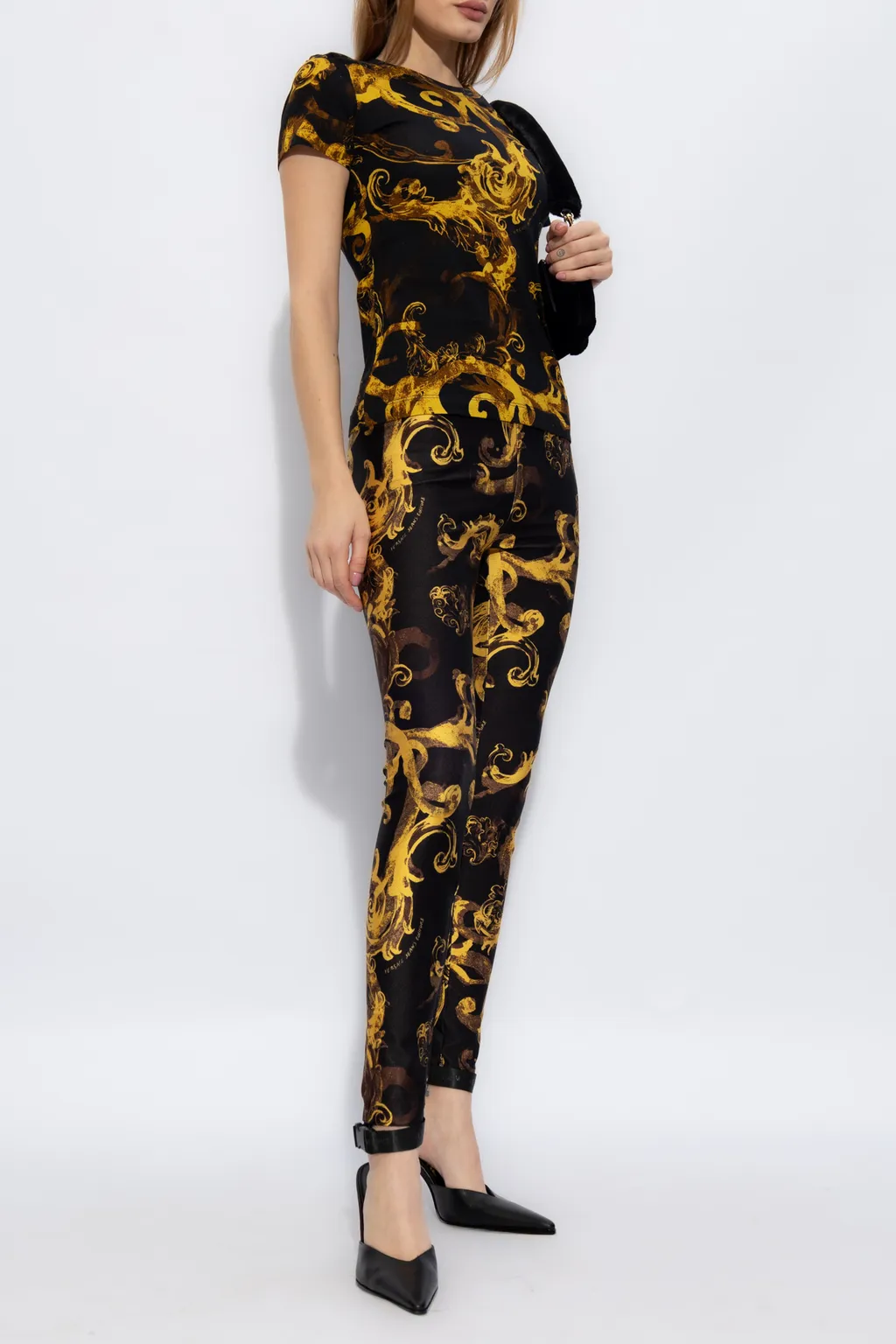 Versace Jeans Couture Watercolour Couture Crewneck T-Shirt