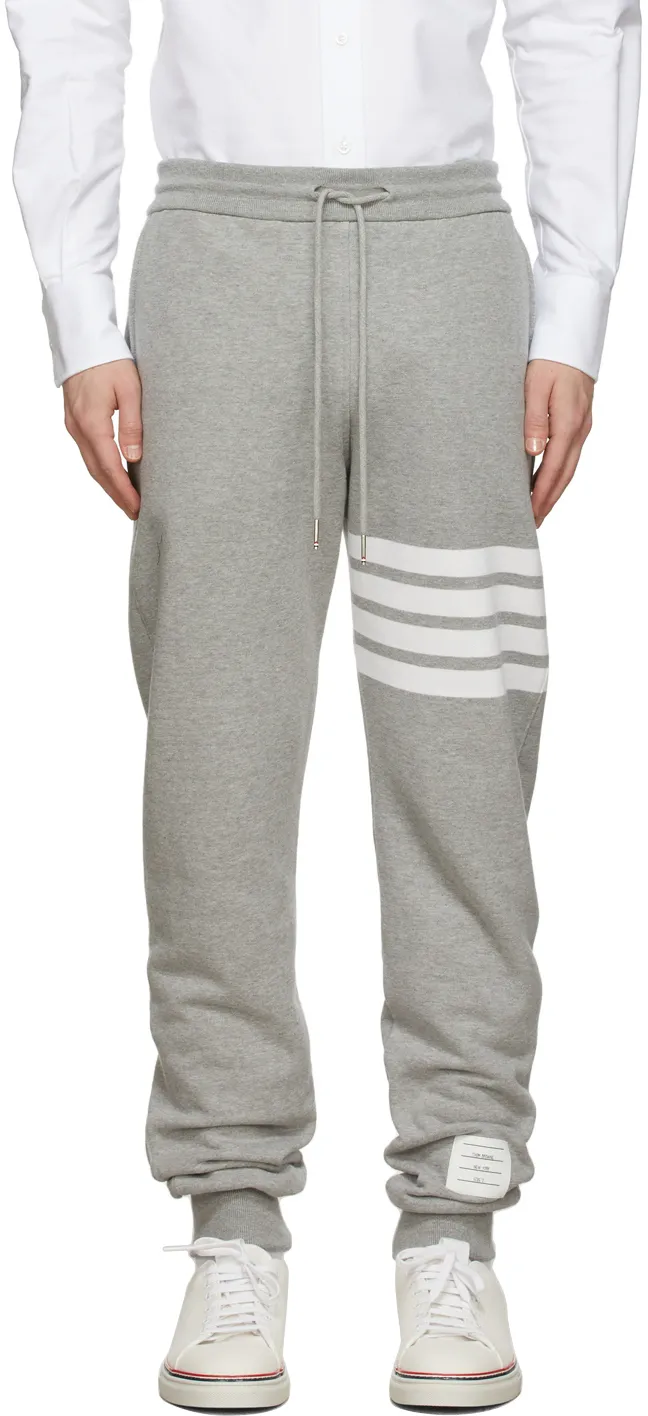 Thom Browne 4-Bar Stripe Sweatpants