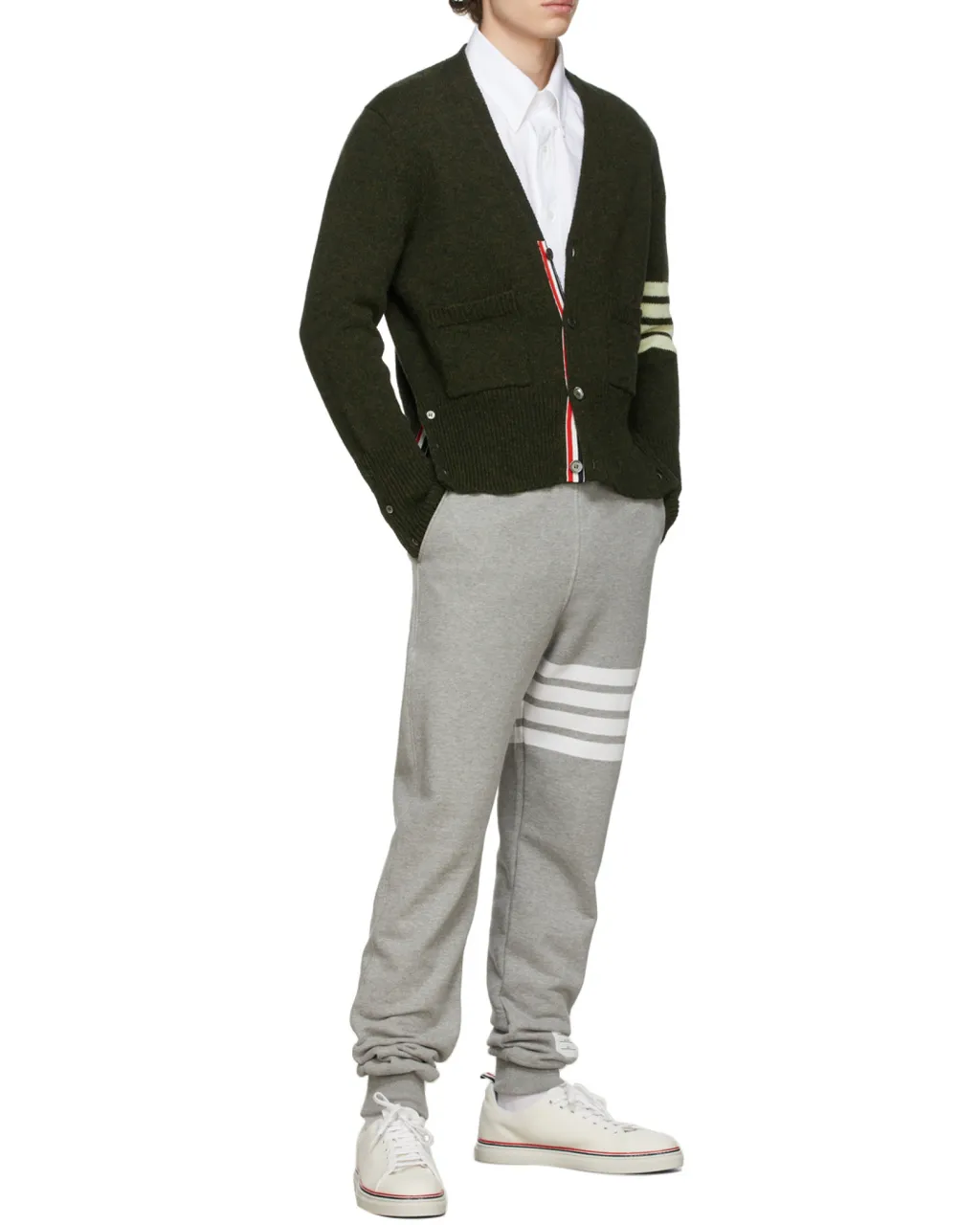 Thom Browne 4-Bar Stripe Sweatpants
