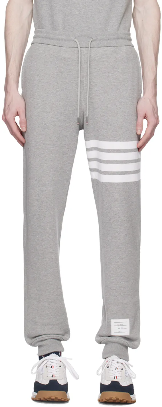 Thom Browne 4-Bar Stripe Sweatpants