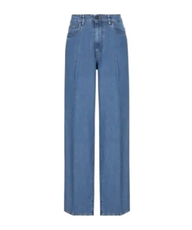 Miu Miu Logo-Embroidered Straight-Leg Denim Jeans