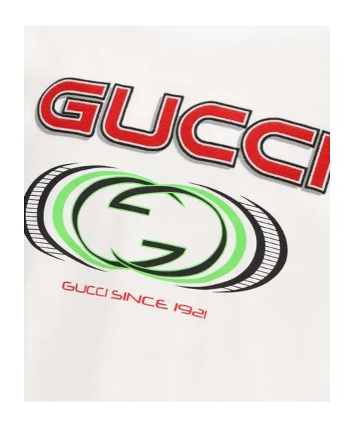 Gucci Logo Printed Crewneck T-Shirt